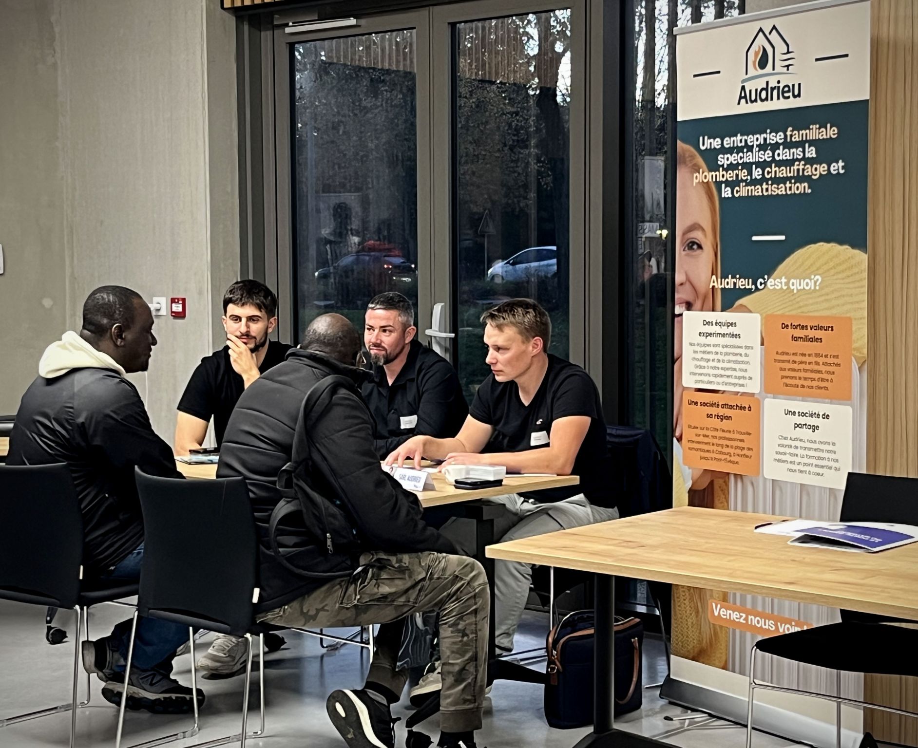 L'équipe AUDRIEU au salon de l'emploi